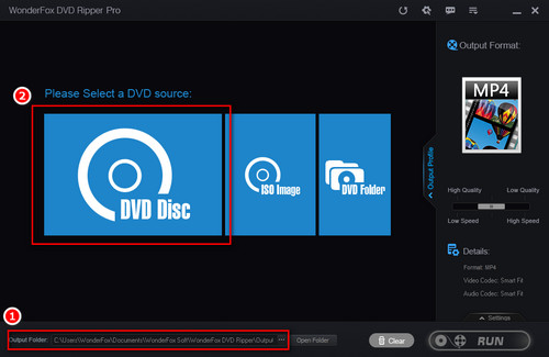 Load DVDs into the program