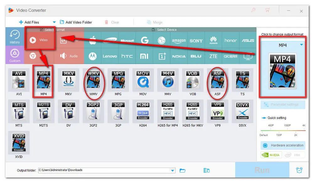 Select Output Format for MKV Files