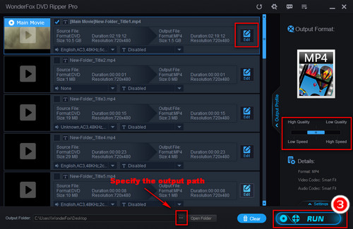 Start the Video_TS to Digital Video Format Conversion