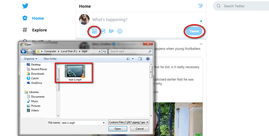 How to embed YouTube video on Twitter  