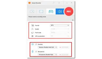 Customize Recording Settings