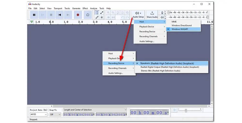 Audacity How to Record Desktop Audio