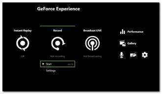 Record Game on PC with GeForce Experience