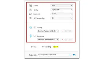 Set Recording Settings