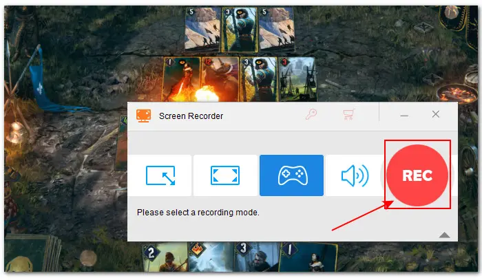 Start Recording Gwent on PC