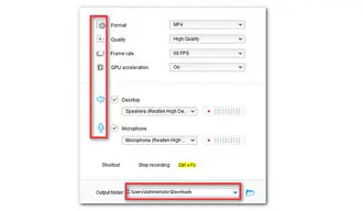 Customize Recording Settings