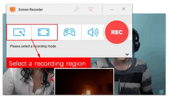 Adjust Recording Region