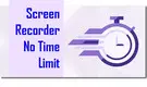 Screen Recorders No Time Limit