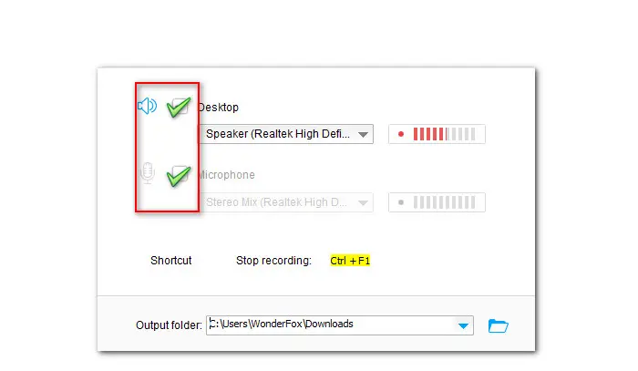 Adjust Audio Recording Settings