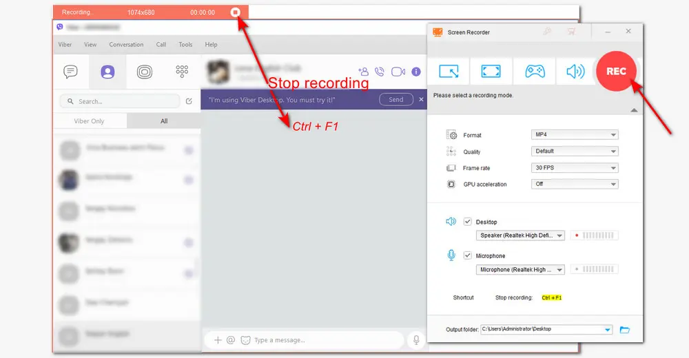 How to Record Call in Viber