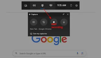 Screen Record on Chrome with Game Bar