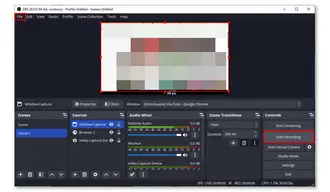 Record Video on Chrome with OBS