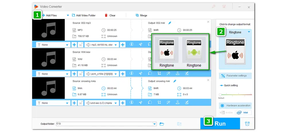 Convert Audio Recording to Ringtone