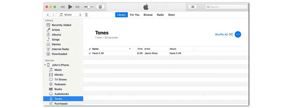 iTunes Turn Voice Memo to Ringtone