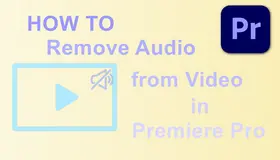 How to Remove Audio from Video in Premiere Pro