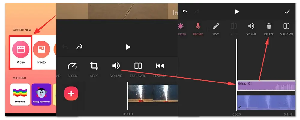 Remove Original Audio from Video