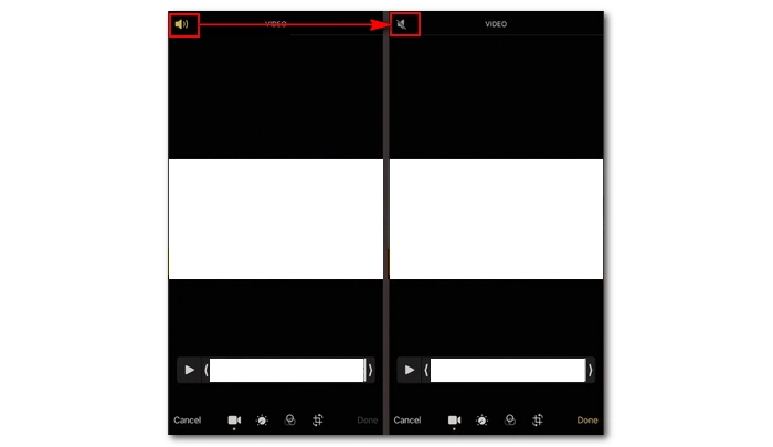 Remove Sound from iPhone Video in Photos