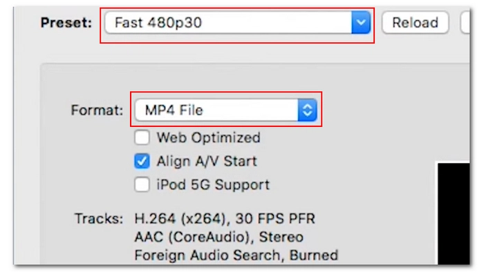 Choose the Output Profile