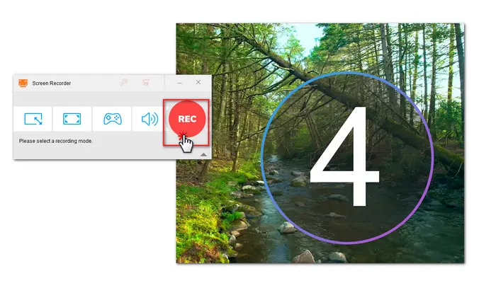 Start to Record Screen in Windows 7 with Audio