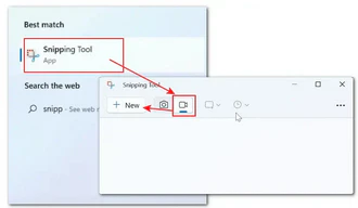 Screen Record on a Windows 11 Laptop with Snipping Tool
