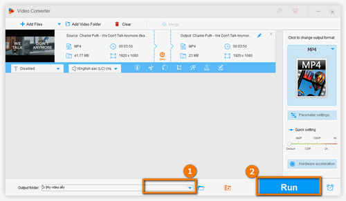 Customize the Directory and Begin Slim the Video