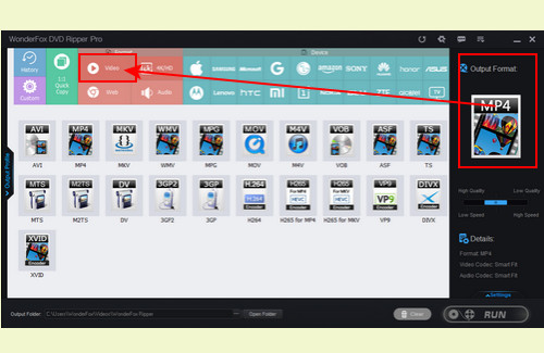 Choose Output Format