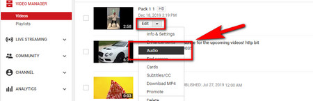 Add audio to PowerPoint video on YouTube