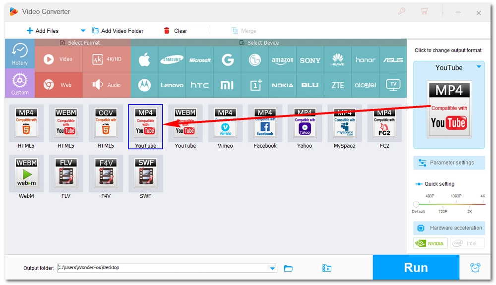 Upload GoPro to YouTube – Output