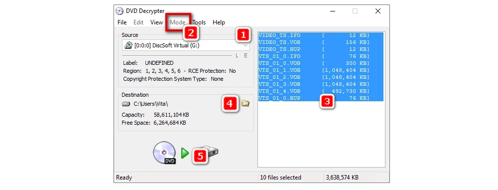 How to use DVD Decrypter to copy DVD 