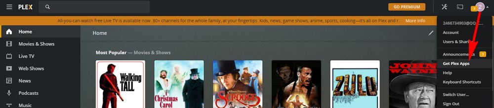 Download Plex Media Server