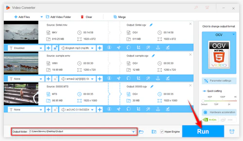Finish MP4 HTML5 conversion