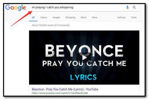 Search the Obscure Music Lyrics in Google