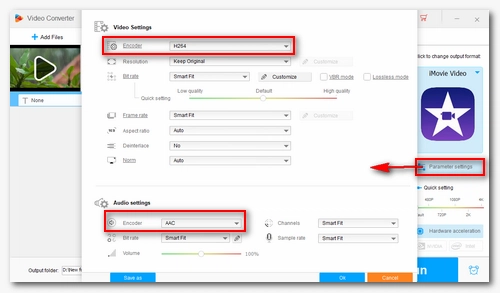 How to edit video encoder