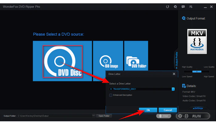 Load DVD for iMovie