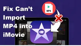 Import MP4 into iMovie