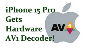iPhone AV1 Support