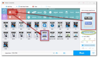 Select Output Format