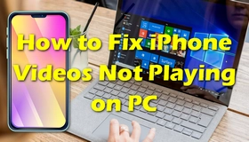 iPhone Videos Not Playing on PC