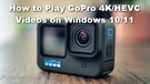 GoPro Video Won’t Play on PC