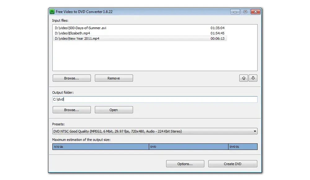Free Video to DVD Converter
