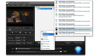 Free iPod Video Converter Factory