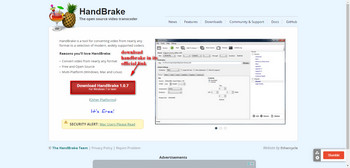 How to download Handbrake without virus