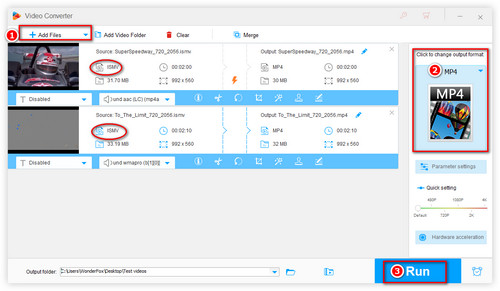 Add ISMV Videos to Program