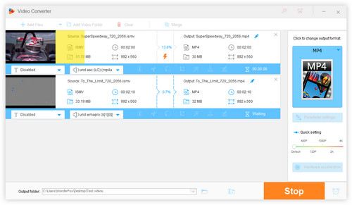 Convert ISMV Video in Bulk