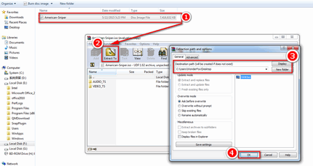 Extract ISO file