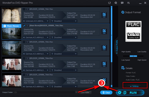 easily convert iso file to flac