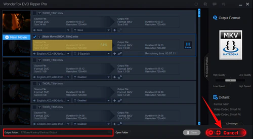 Start the ISO-to-MKV Conversion
