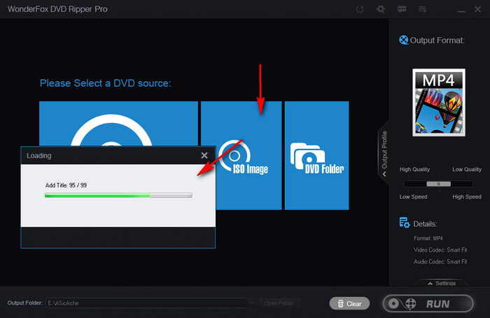 Load ISO to WonderFox DVD Ripper Pro