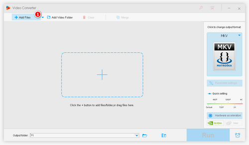 Add MKV Files into the Software