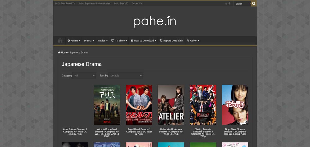 Pahe.in - Download Japanese Drama Raw